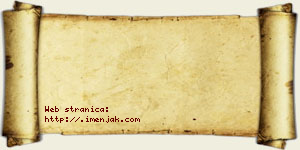 Minja Jović vizit kartica